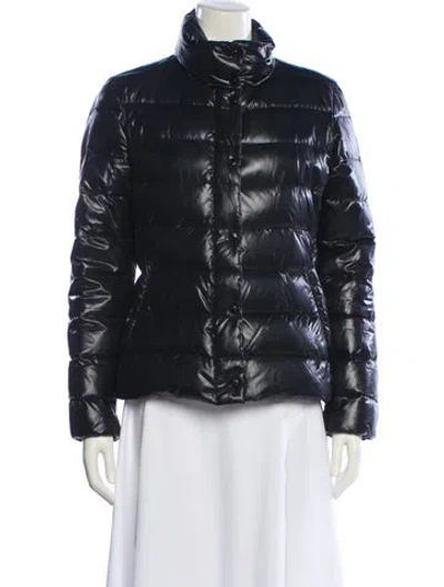 Pre-owned Moncler Down Jacket In Blue