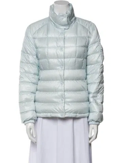 Pre-owned Moncler Down Jacket In Blue
