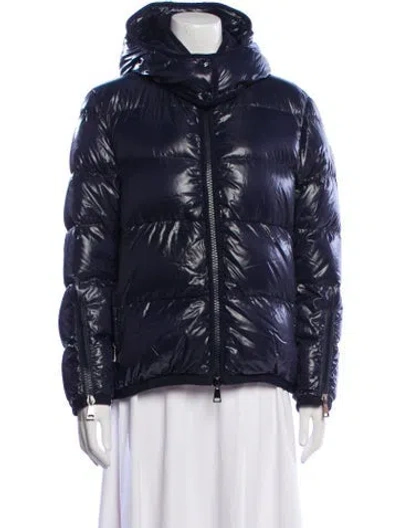 Pre-owned Moncler Down Jacket In Blue