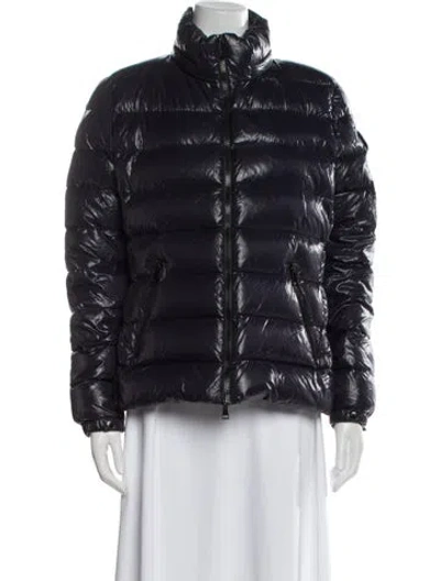 Pre-owned Moncler Down Jacket In Blue