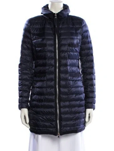 Pre-owned Moncler Down Jacket In Blue