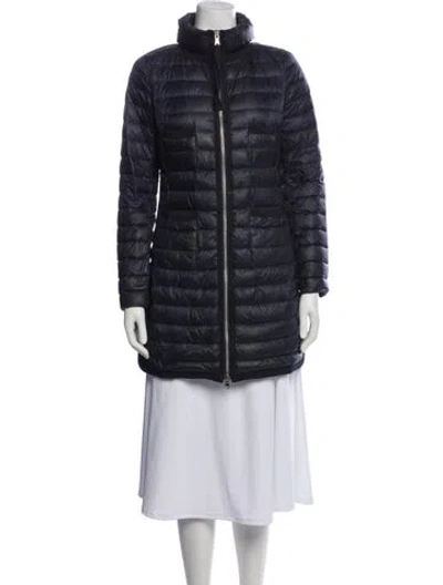 Pre-owned Moncler Down Jacket In Blue