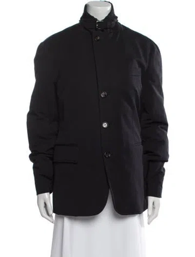 Pre-owned Moncler Down Jacket In Blue