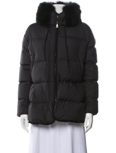Pre-owned Moncler Down Jacket In Blue