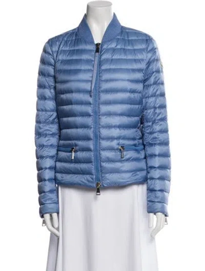Pre-owned Moncler Down Jacket In Blue