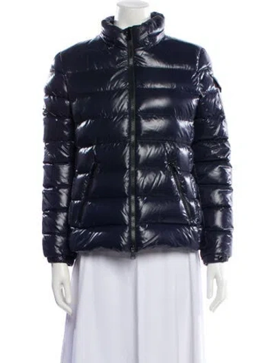 Pre-owned Moncler Down Jacket In Blue