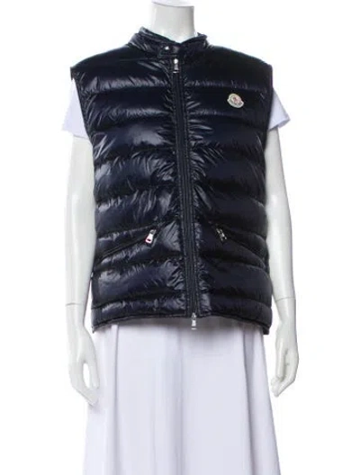 Pre-owned Moncler Down Jacket In Blue