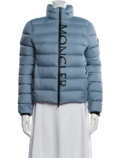 Pre-owned Moncler Down Jacket In Blue