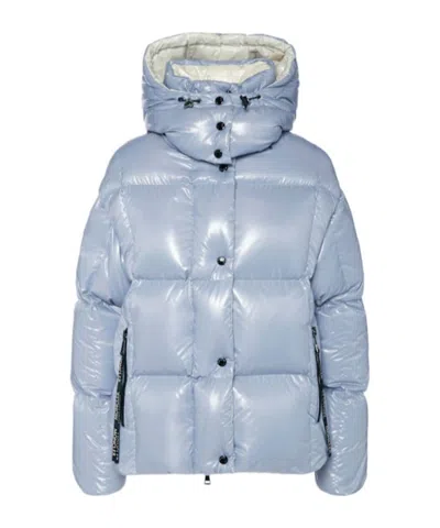 Moncler Down Jacket In Brown