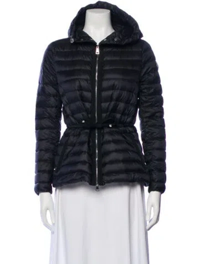 Pre-owned Moncler Down Jacket In Blue