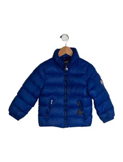 Pre-owned Moncler Babies' Down Jacket In Blue