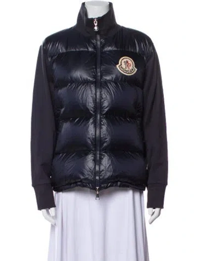 Pre-owned Moncler Down Jacket In Blue