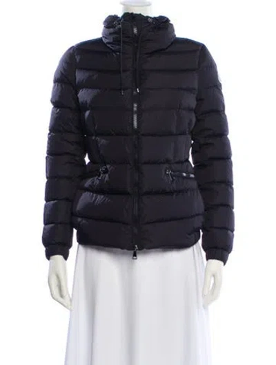 Pre-owned Moncler Down Jacket In Blue