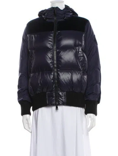 Pre-owned Moncler Down Jacket In Blue