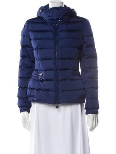 Pre-owned Moncler Down Jacket In Blue