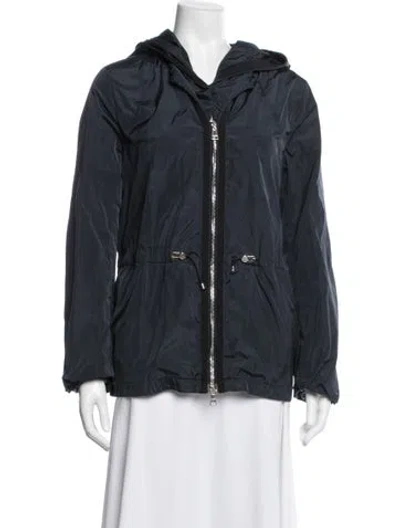Pre-owned Moncler Down Jacket In Blue