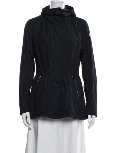 Pre-owned Moncler Down Jacket In Blue