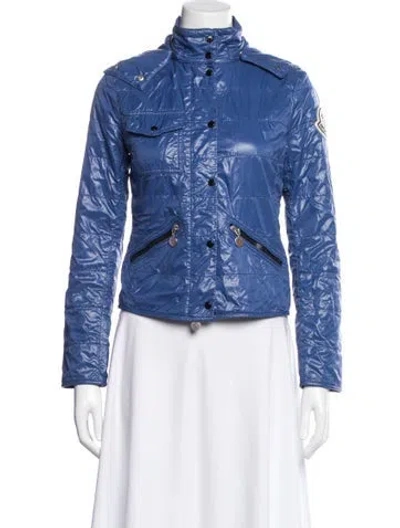 Pre-owned Moncler Down Jacket In Blue