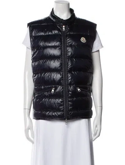 Pre-owned Moncler Down Jacket In Blue