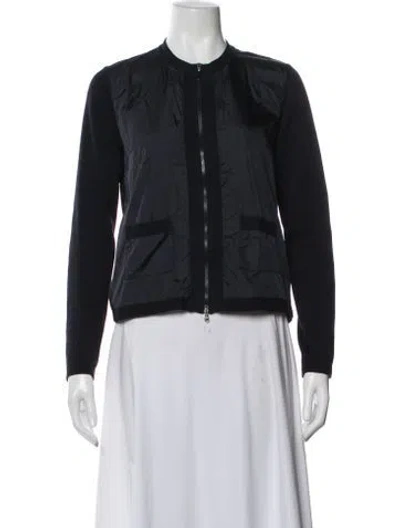 Pre-owned Moncler Down Jacket In Blue