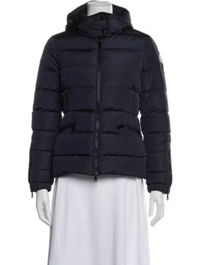 Pre-owned Moncler Down Jacket In Blue