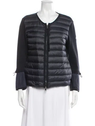 Pre-owned Moncler Down Jacket In Blue