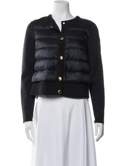 Pre-owned Moncler Down Jacket In Blue