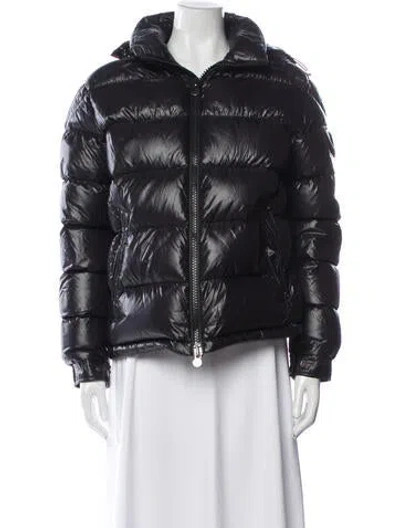 Pre-owned Moncler Down Jacket In Blue