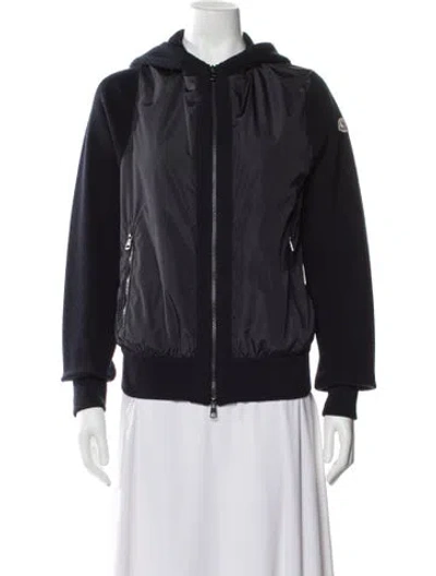 Pre-owned Moncler Down Jacket In Blue