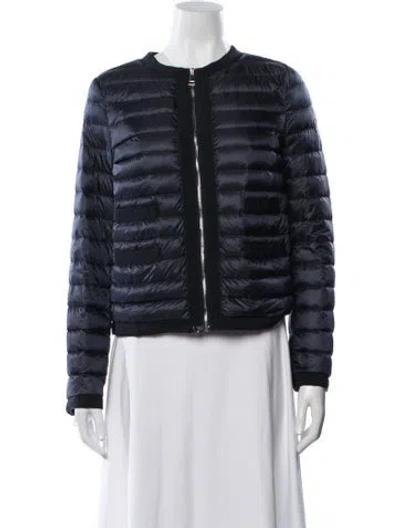 Pre-owned Moncler Down Jacket In Blue