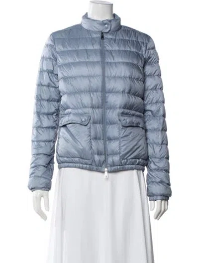 Pre-owned Moncler Down Jacket In Blue