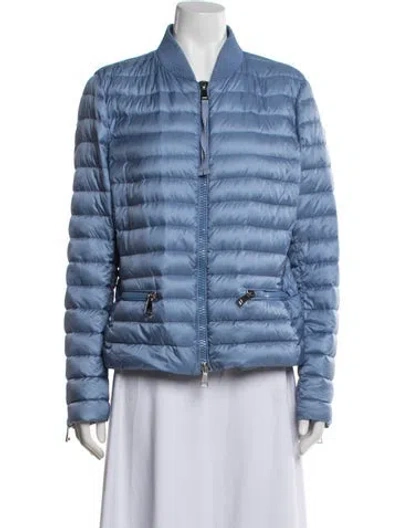 Pre-owned Moncler Down Jacket In Blue