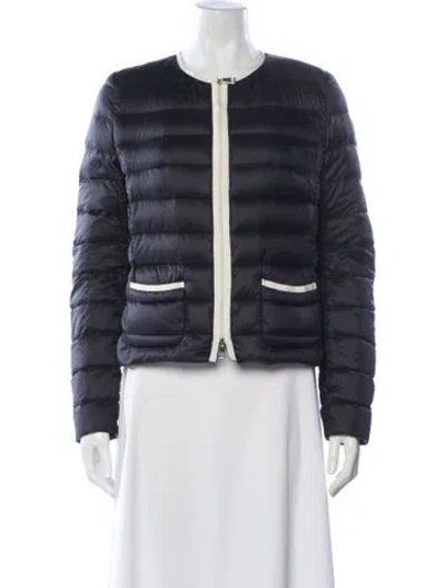 Pre-owned Moncler Down Jacket In Blue