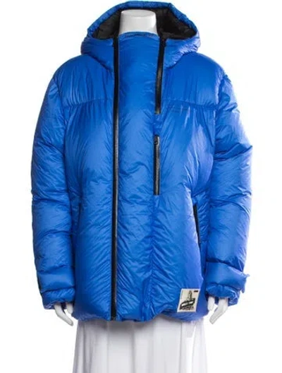 Pre-owned Moncler Down Jacket In Blue