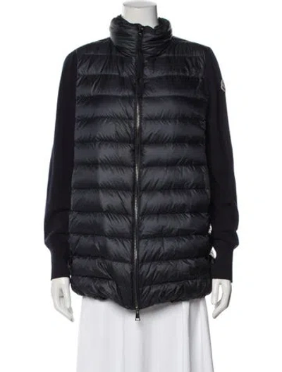 Pre-owned Moncler Down Jacket In Blue