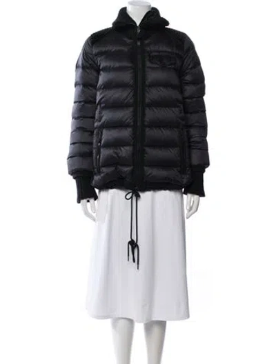 Pre-owned Moncler Down Jacket In Blue