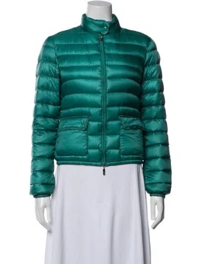 Pre-owned Moncler Down Jacket In Blue