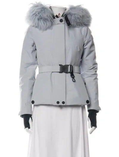 Pre-owned Moncler Down Jacket In Blue