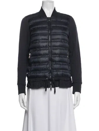 Pre-owned Moncler Down Jacket In Blue