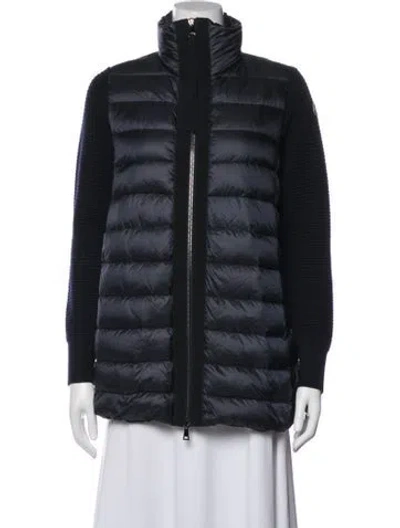 Pre-owned Moncler Down Jacket In Blue