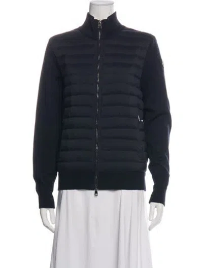 Pre-owned Moncler Down Jacket In Blue