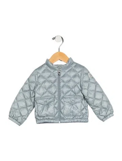 Pre-owned Moncler Babies' Down Jacket In Blue