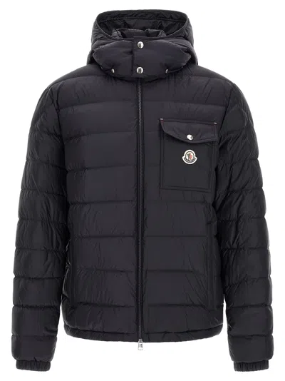 Moncler Down Jacket In Black
