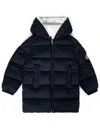 Moncler Down Jacket In Blue