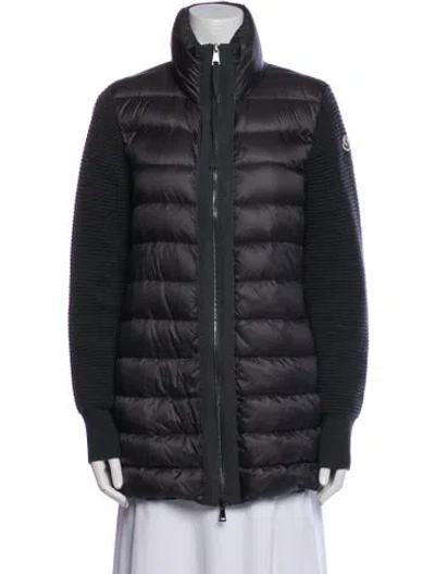 Pre-owned Moncler Down Jacket In Gray
