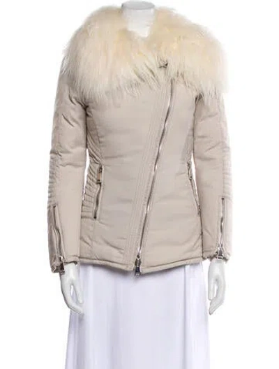 Pre-owned Moncler Down Jacket In Gray