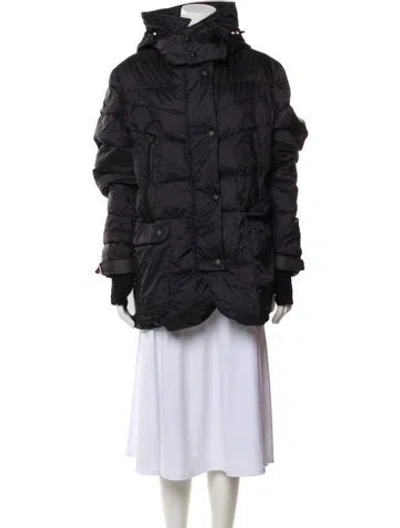 Pre-owned Moncler Down Jacket In Gray