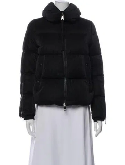 Pre-owned Moncler Down Jacket In Gray