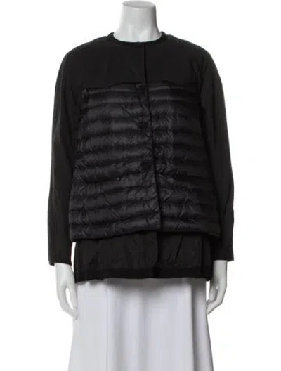 Pre-owned Moncler Down Jacket In Gray