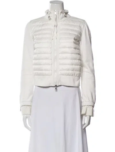 Pre-owned Moncler Down Jacket In Gray